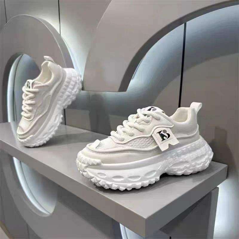 Jick Men's Sport Running Shoes Comfort Lightweight Breathable Suede Sneakers Summer Fashion Trend Sock Closure Fly Knit Floral