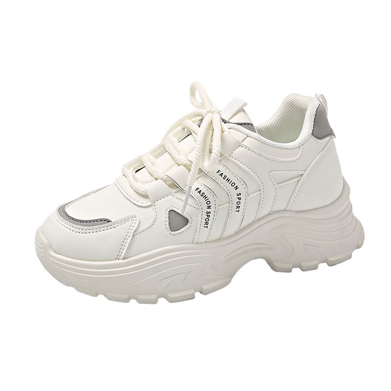 CONG TY TNHH TU VAN NHA DAT 37 Wholesale Women's Casual Shoes Fashion Trend Lace-Up Sneakers Anti-Slip Walking & Running...