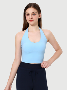 Sleeveless Bra-Top Vest – Tie-Back