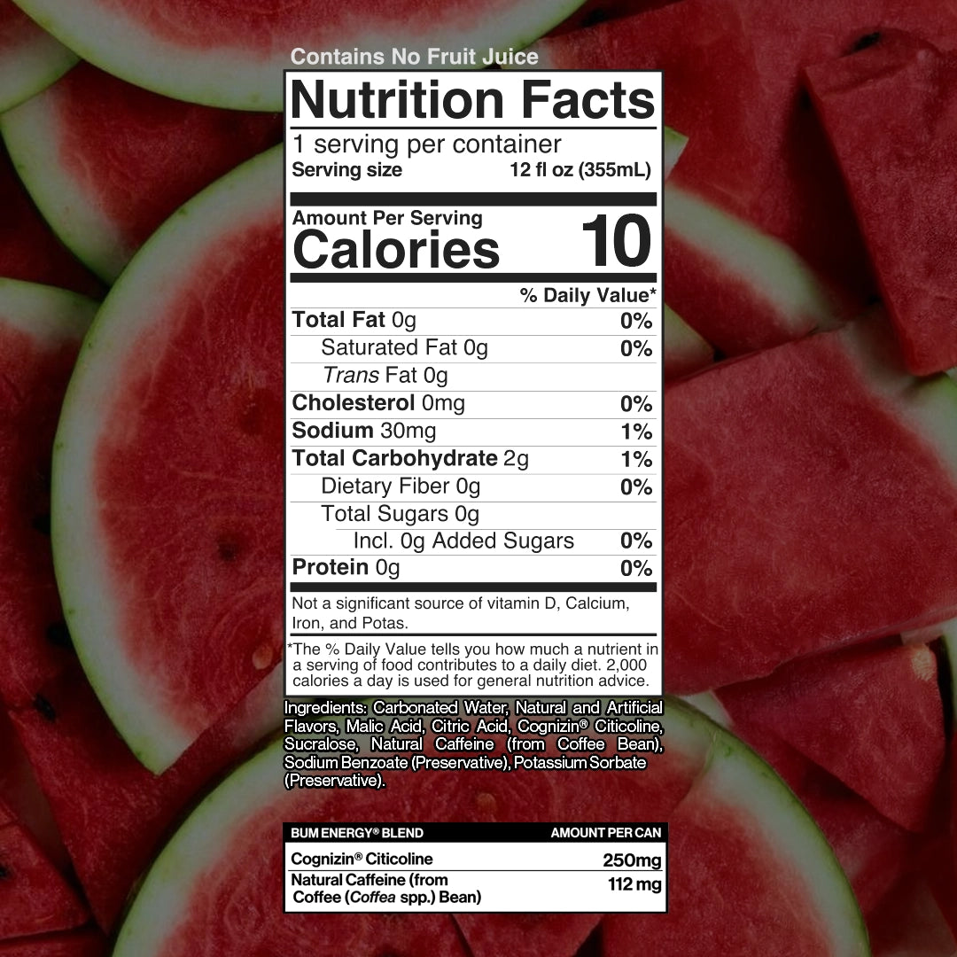 Get Raw Nutrition BUM Energy Drink - Watermelon