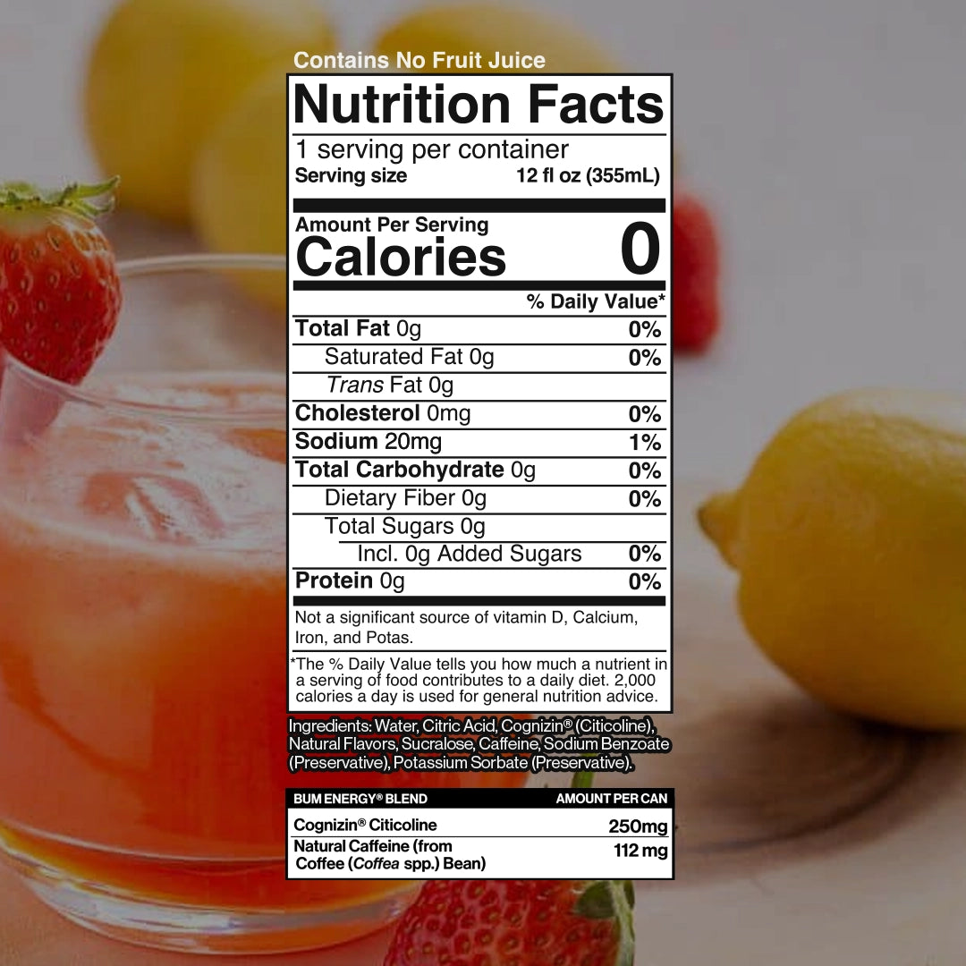 Get Raw Nutrition BUM Energy Drink - Hard To Kill