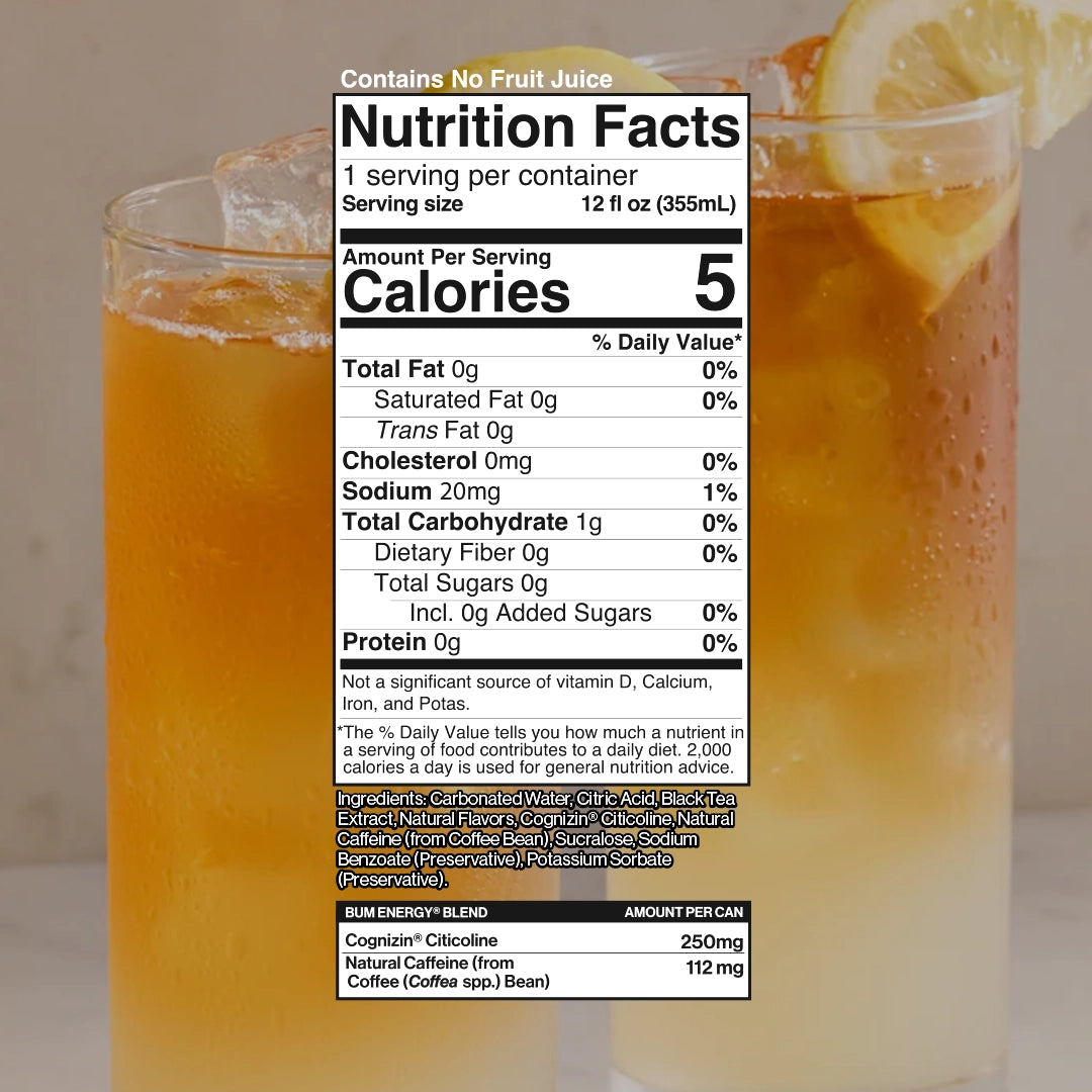 BUM Energy Drink - Iced Tea Lemonade