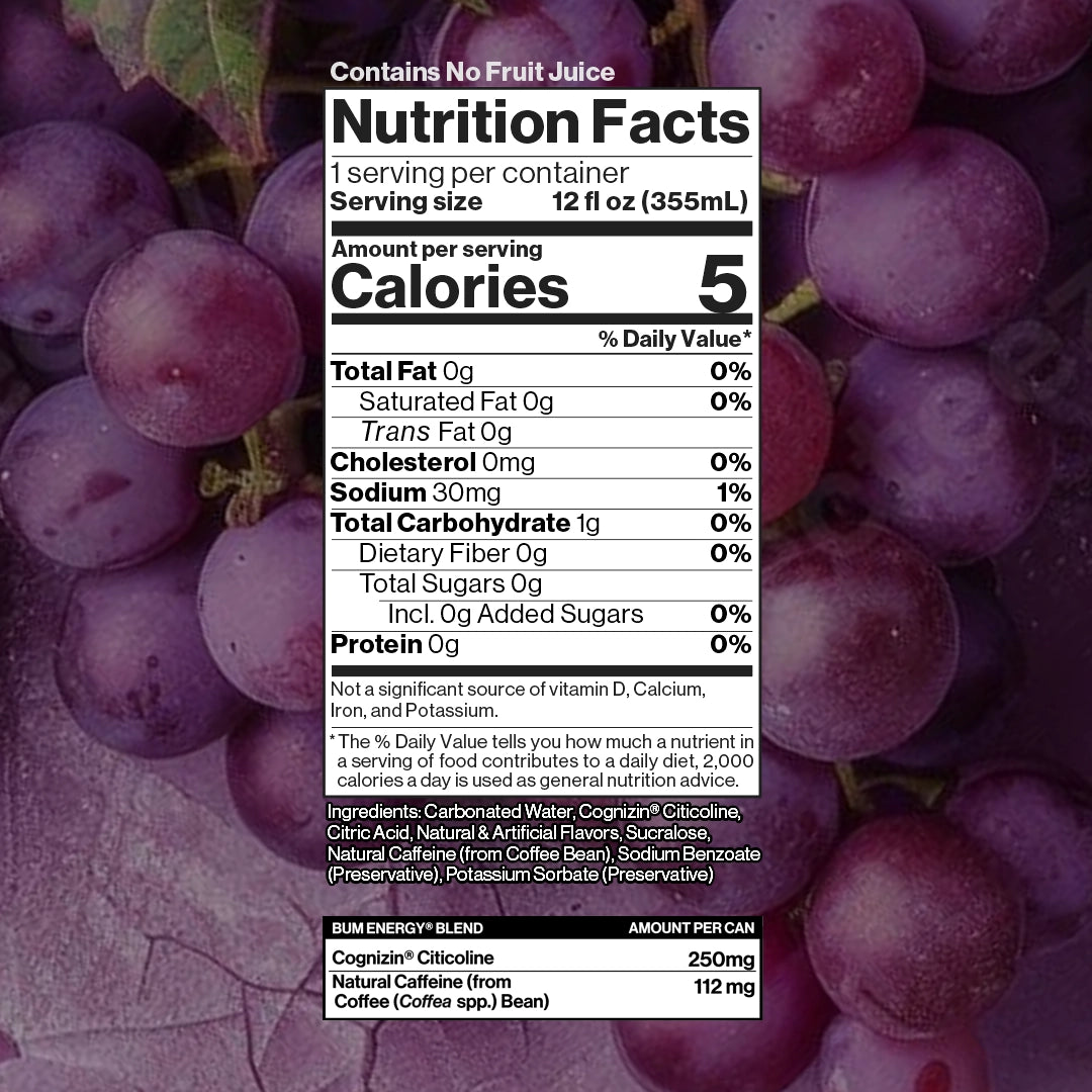 BUM Energy Drink - Grape