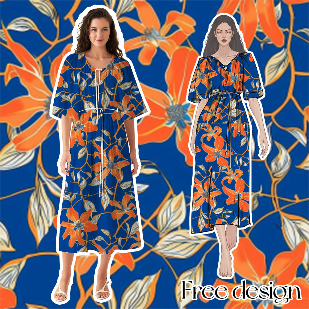 Hangzhou Iterate Import & Export Co., Ltd. High Quality O Neck Short Sleeve Waist Tie Boho Floral Print Dress Vestido Casual Dresses...