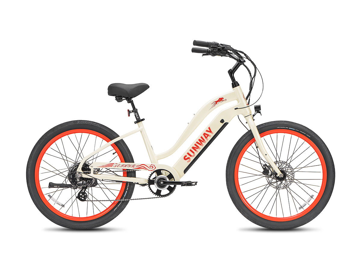 Sunway Electric Bikes Zephyr ST Beach Cruiser Ebike