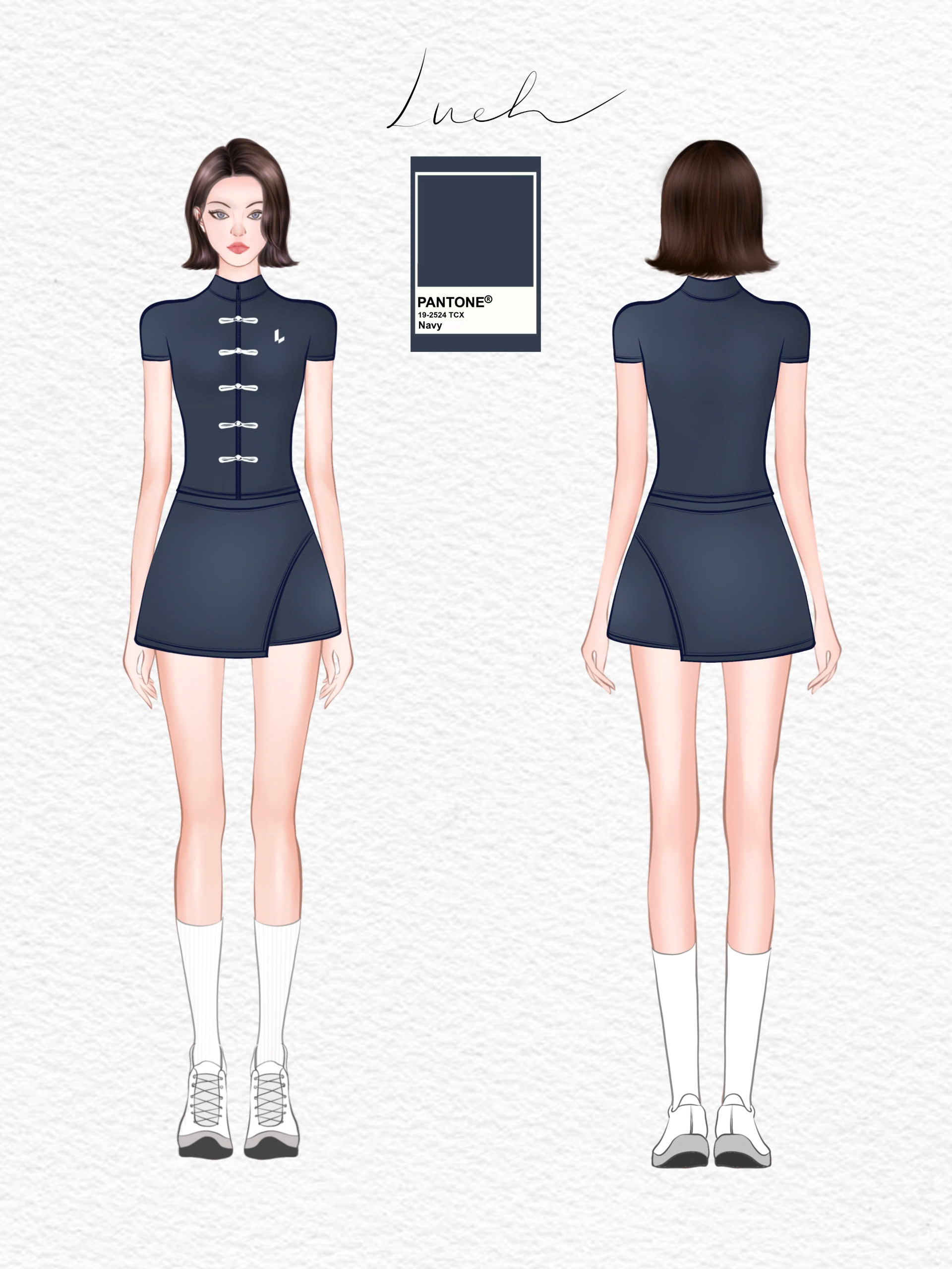 LUEH Apparel 038 Set - Navy ( Pre-order )