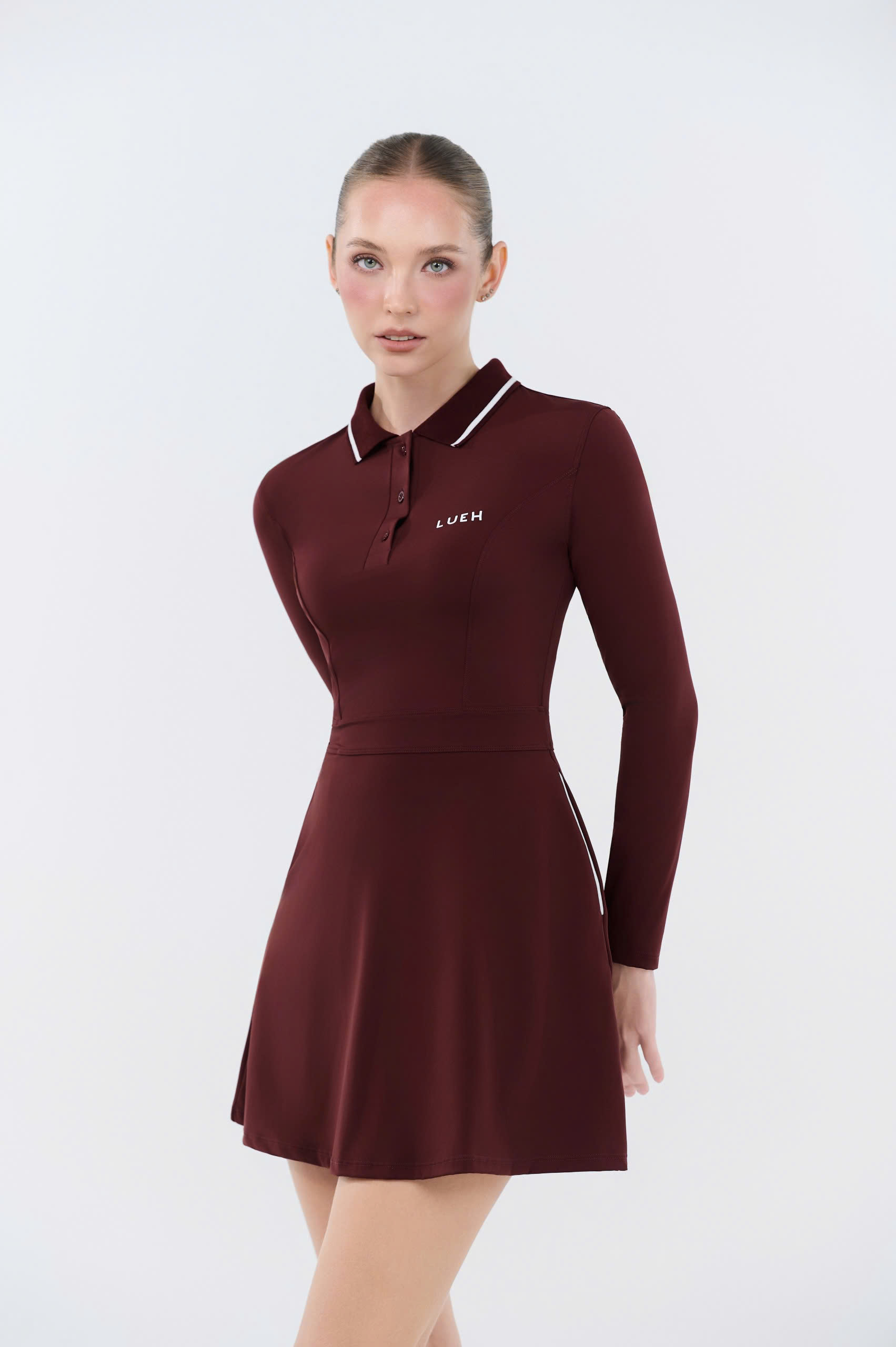 LUEH Apparel 034 Dress - Wine