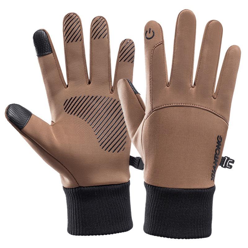 Hebei Jiangshou Trading Co., Ltd. Wholesale Cycling Motocross Motorcycle Compression Touchscreen Gloves Custom Winter Logo...