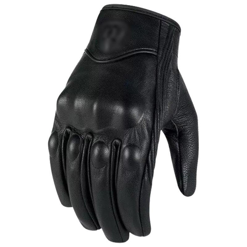 Hebei Jiangshou Trading Co., Ltd. Genuine Leather Cycling Gloves Touch Screen Men and Women Motorcycle Motorcycle Off-road...