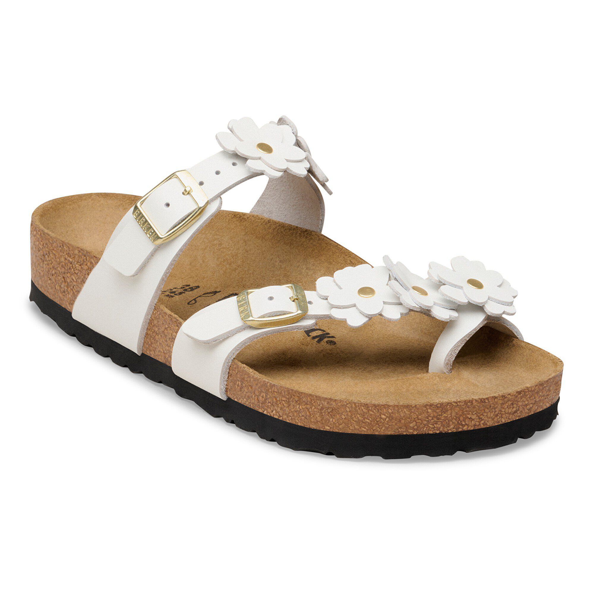 Birkenstock Holding plc Mayari Flower Embellishment Leather