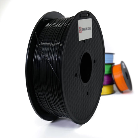 3D Printing Canada Black - Standard PLA Filament - 1.75mm, 1kg