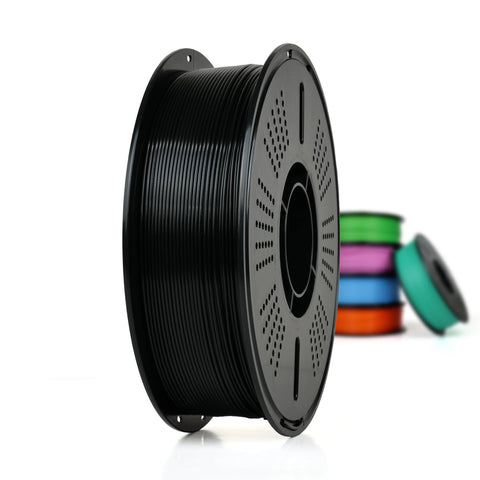 3D Printing Canada Black - Budget PLA Filament (With Spool) - 1.75mm, 1kg