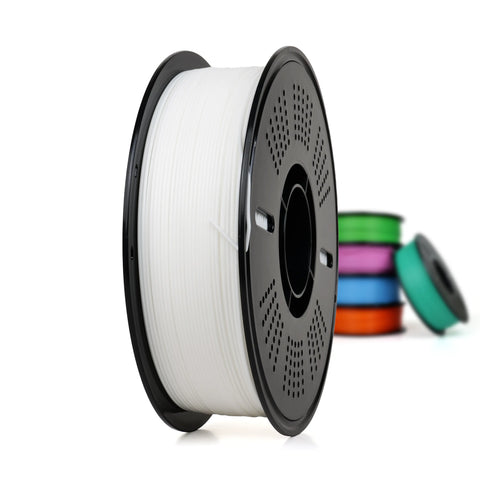 3D Printing Canada White - Budget PLA Filament (With Spool) - 1.75mm, 1kg