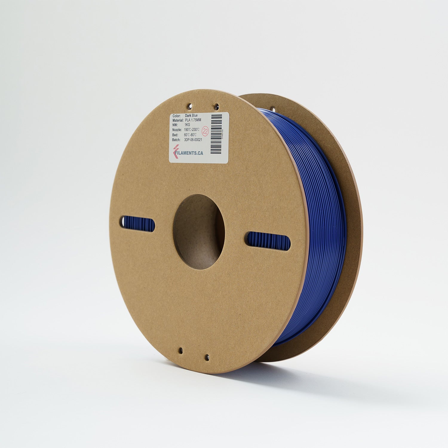 Filaments.ca EconoFil™ Standard PLA - Dark Blue - 1.75mm - 1 KG