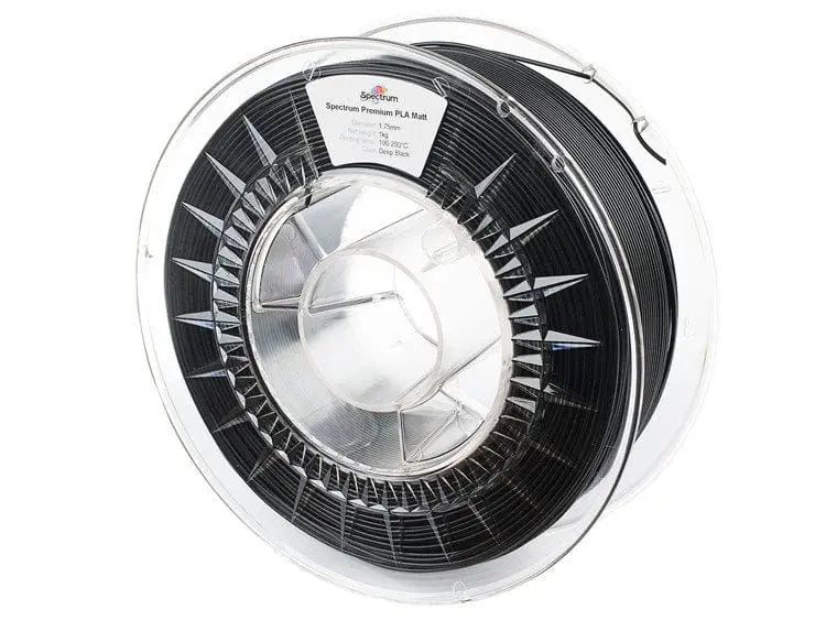 Spectrum 3D Filaments Deep Black - Spectrum PLA MATT Filament