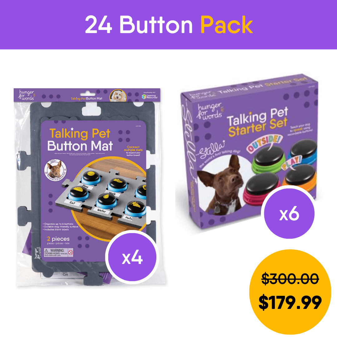 Hunger for Words 24 Button Pack