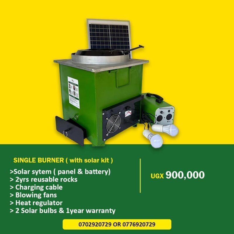 Eco Stoves Uganda Single Burner With Solar