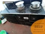 Masrcorp Masrcorp 2 Burners Solar Aided Stove with Oven