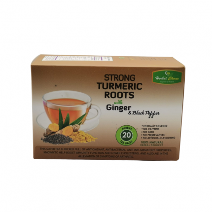 Herbal Choice Tea STRONG TURMERIC GINGER WITH BLACK PEPPER TEAS