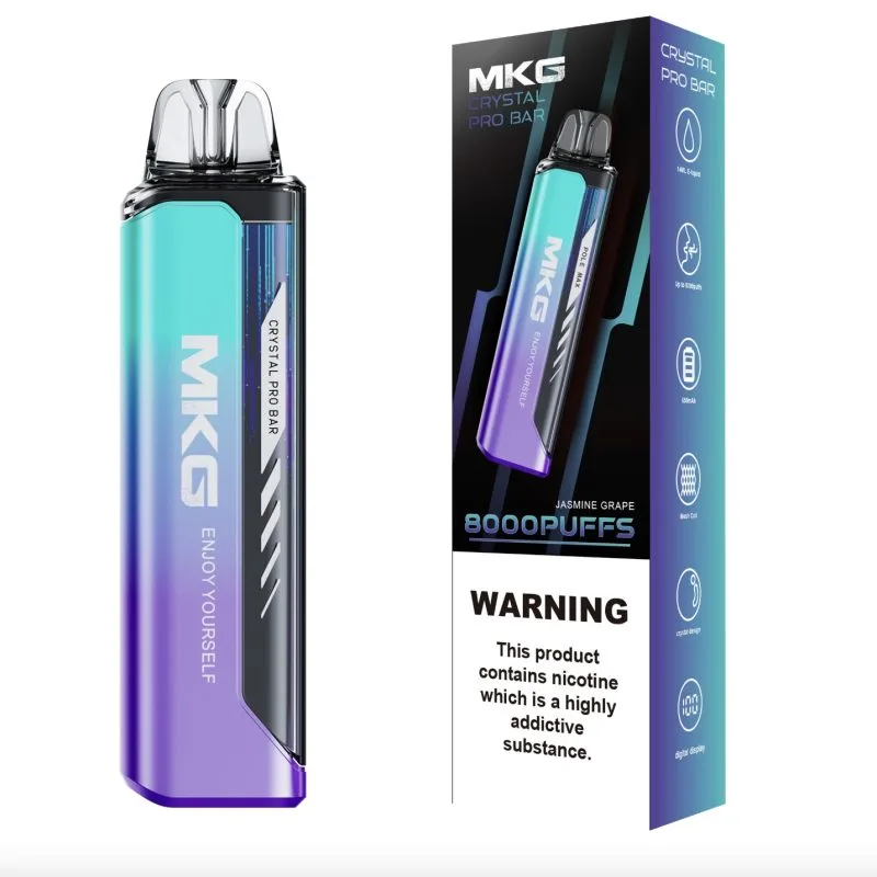 MKG VAPE MKG Crystal Pro Bar 14ml Digital Display Disposable Vape Pen