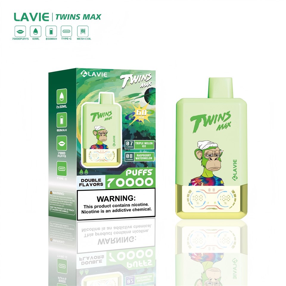 TWINS MAX Double Flavor Vape 60000 Puffs