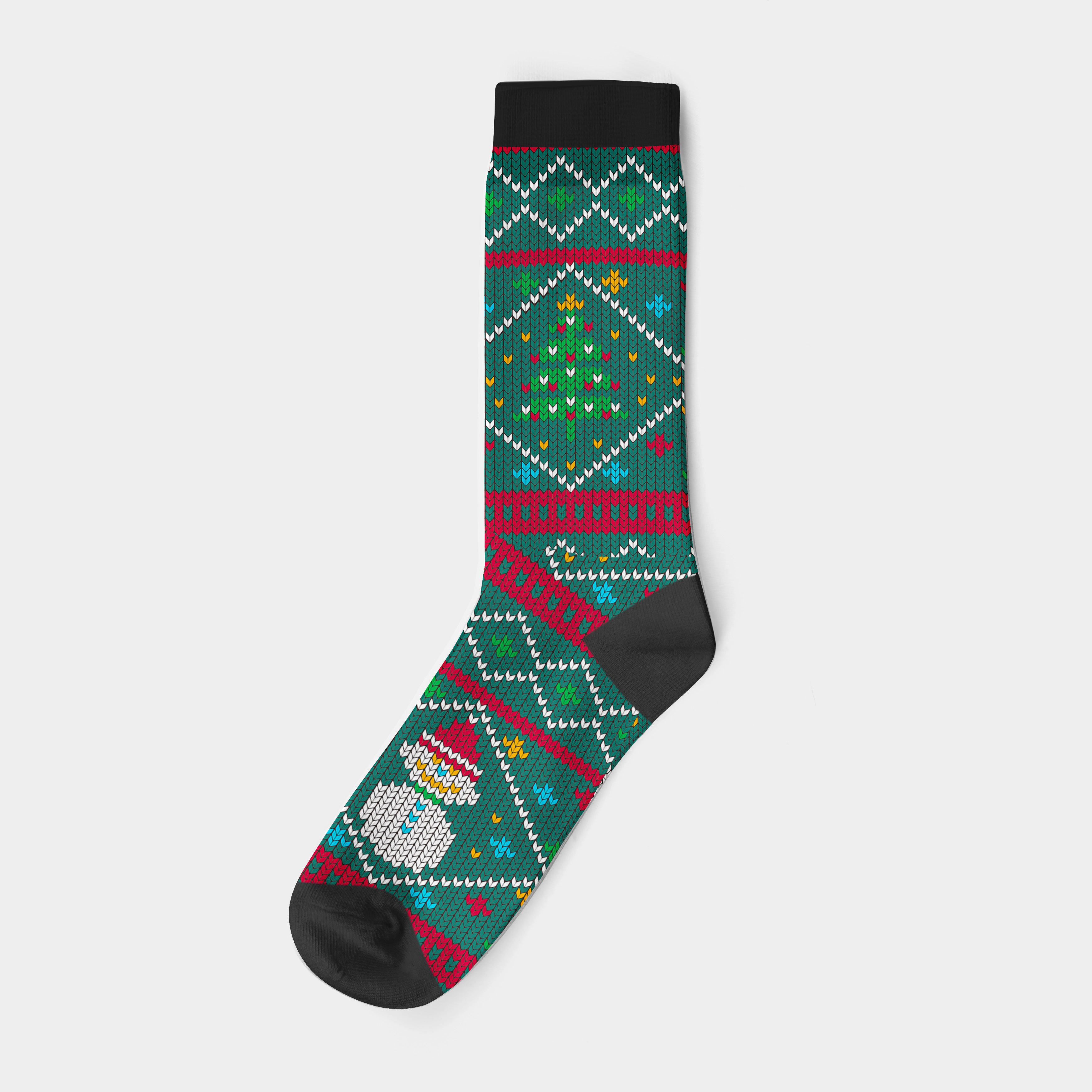 NEUINK Christmas Sweater Crew Sock (9")