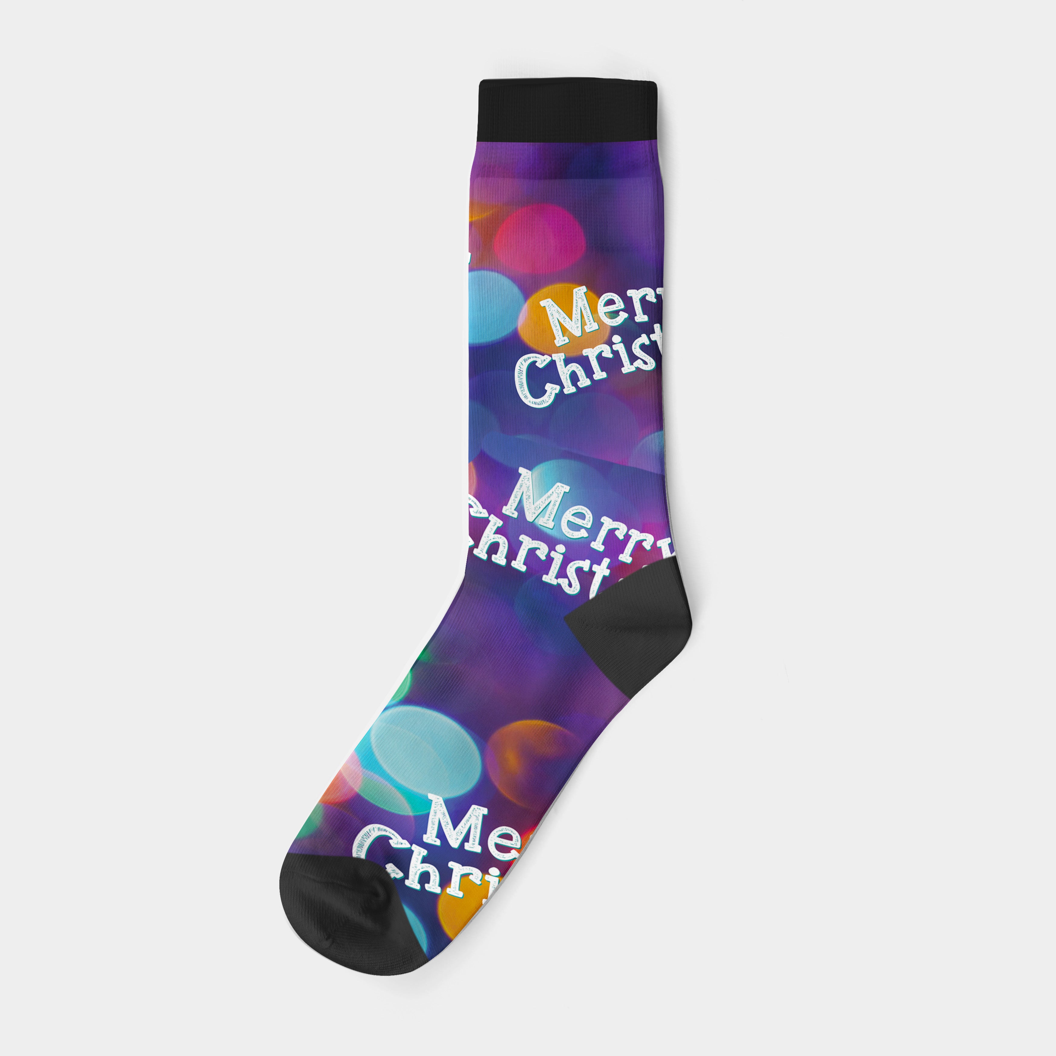 NEUINK Merry Christmas Crew Sock (9")