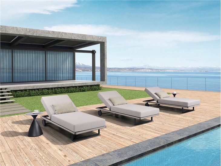 Howvin Outdoor Furniture Co., Ltd. Hotel Outdoor Sun Lounger Bed