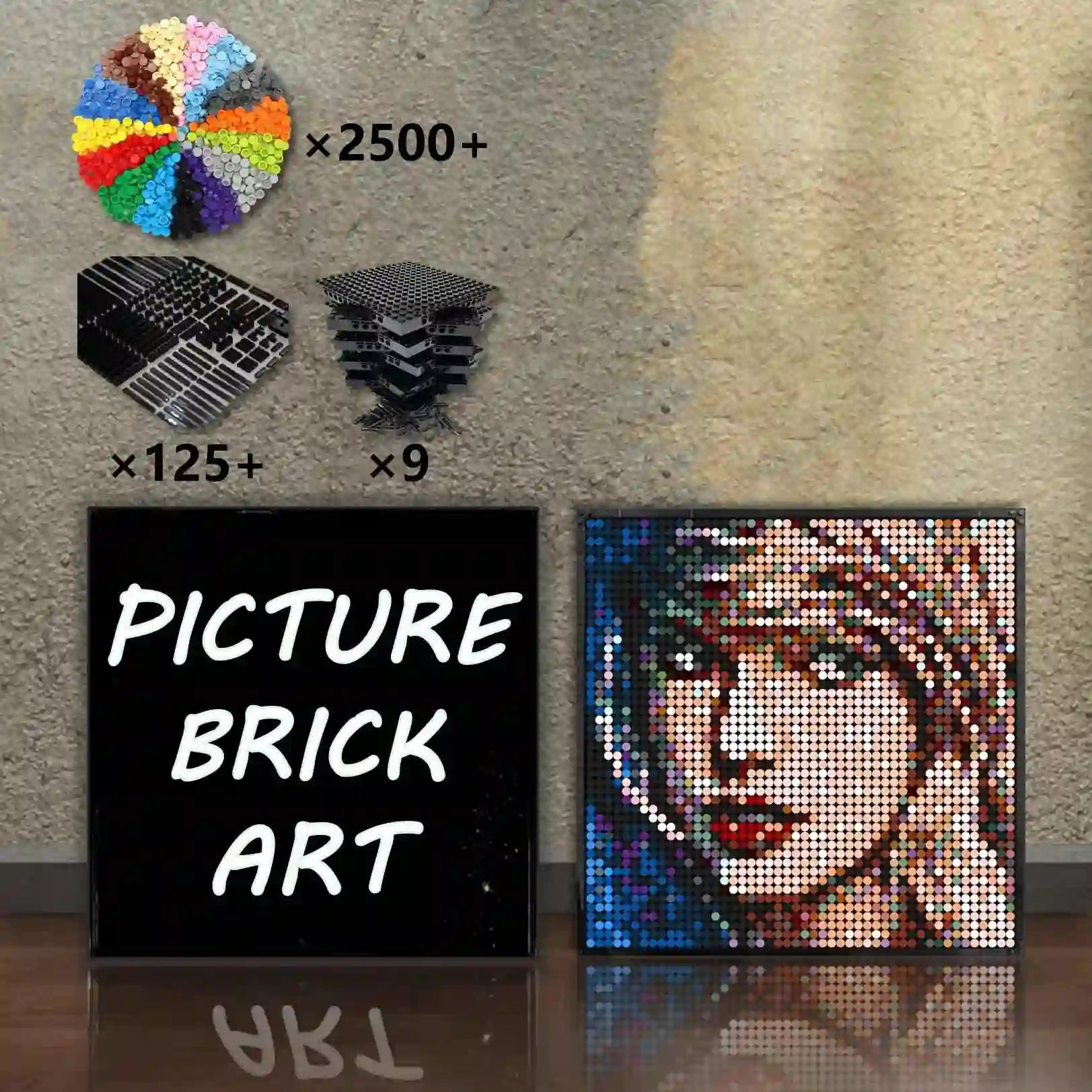 Picture Brick Art LEGO Mosaic Wall Art-Taylor Swift Portrait Custom Picture