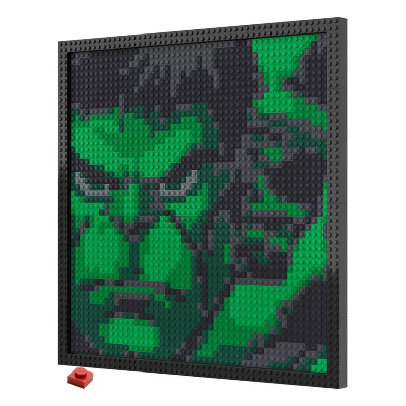 Guangdong Lechuang Culture Communication Co., Ltd. Pixel Art Building Blocks 48X48 Dots Bricks 1x1 Wall Portraits DIY Home Decor Compatible...