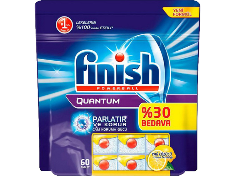 FINISH QUANTUM TABLET 60's LEMON