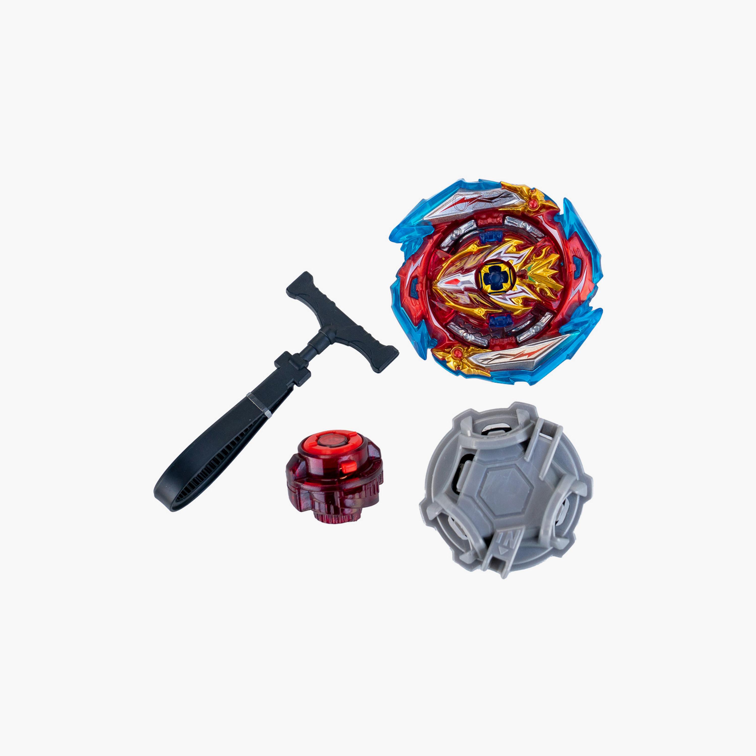 AHMED ABDUL RAHMAN AL LIUSIE CO Beyblade Series 5 Beybattle Infinite Achilles Spinning Top with Launcher & Rip Cord