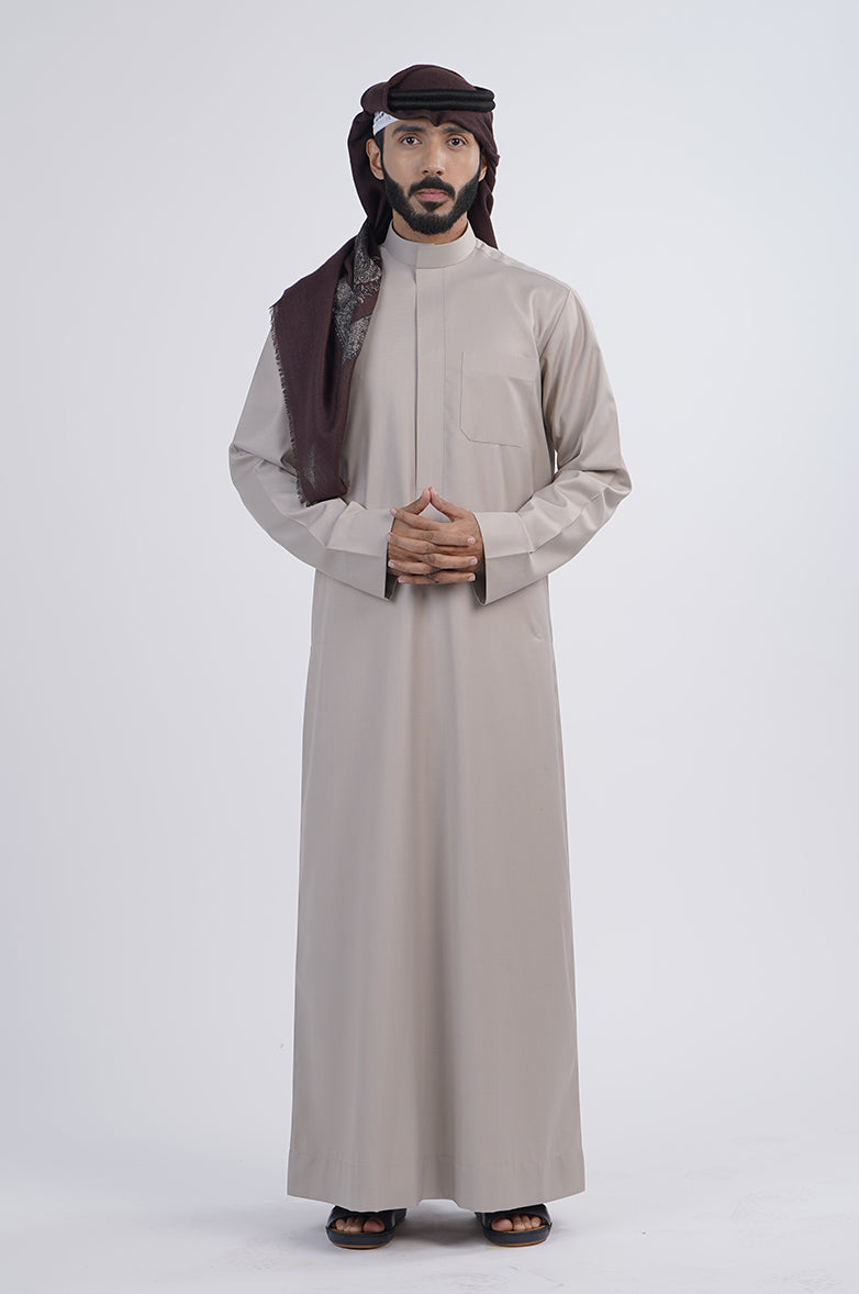 Al Telal Gents Fashion LLC Formal Colored Winter Thobe