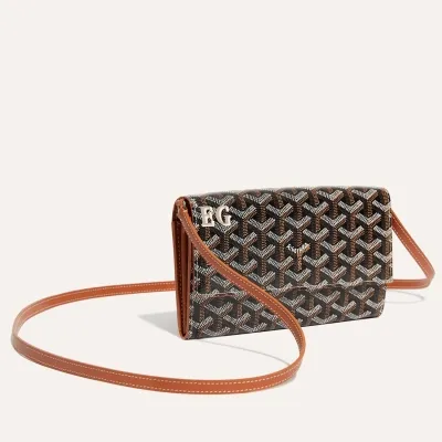 Varenne pouch-wallet initials