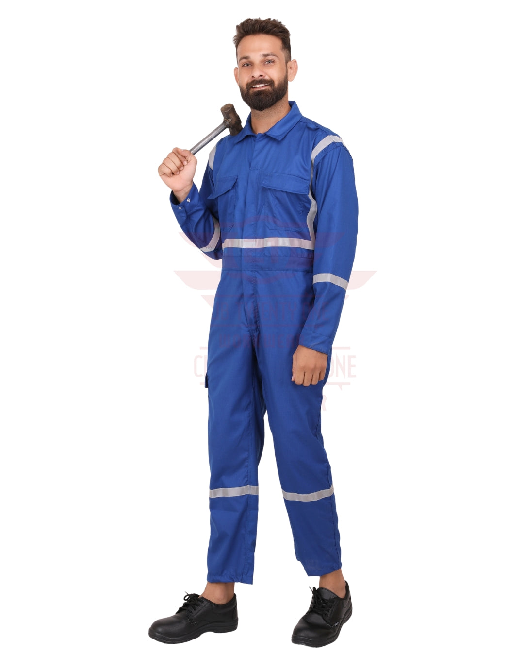Club Twenty One Workwear (A Brand Of M/S A.C.I. Oils Pvt Ltd.) IFR Pro Mod Coverall - Royal Blue