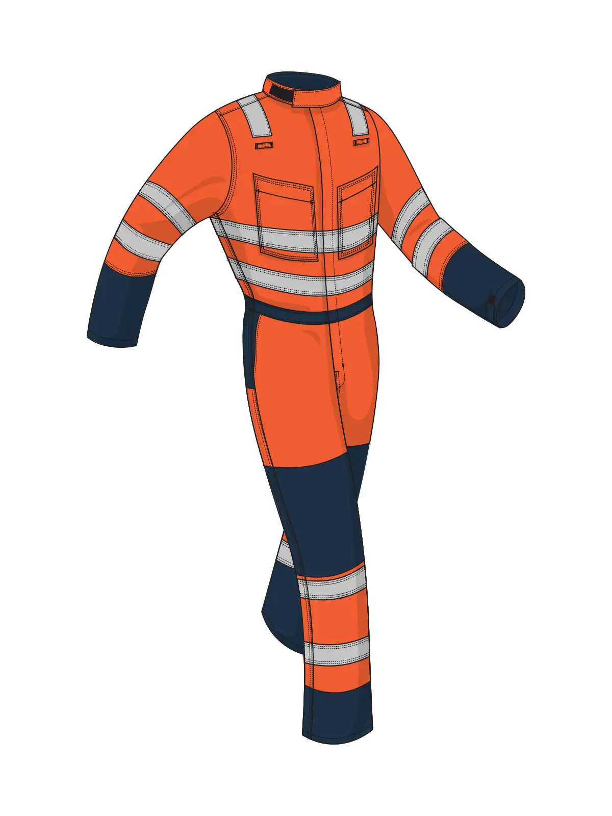 Multi Protect FR Coverall (Orange)