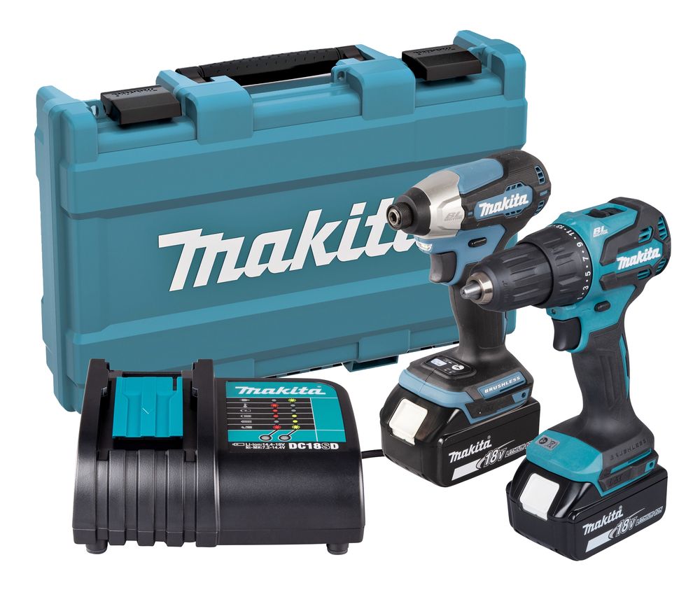 Makita UK DLX2539ST 2 Piece Combo Kit LXT