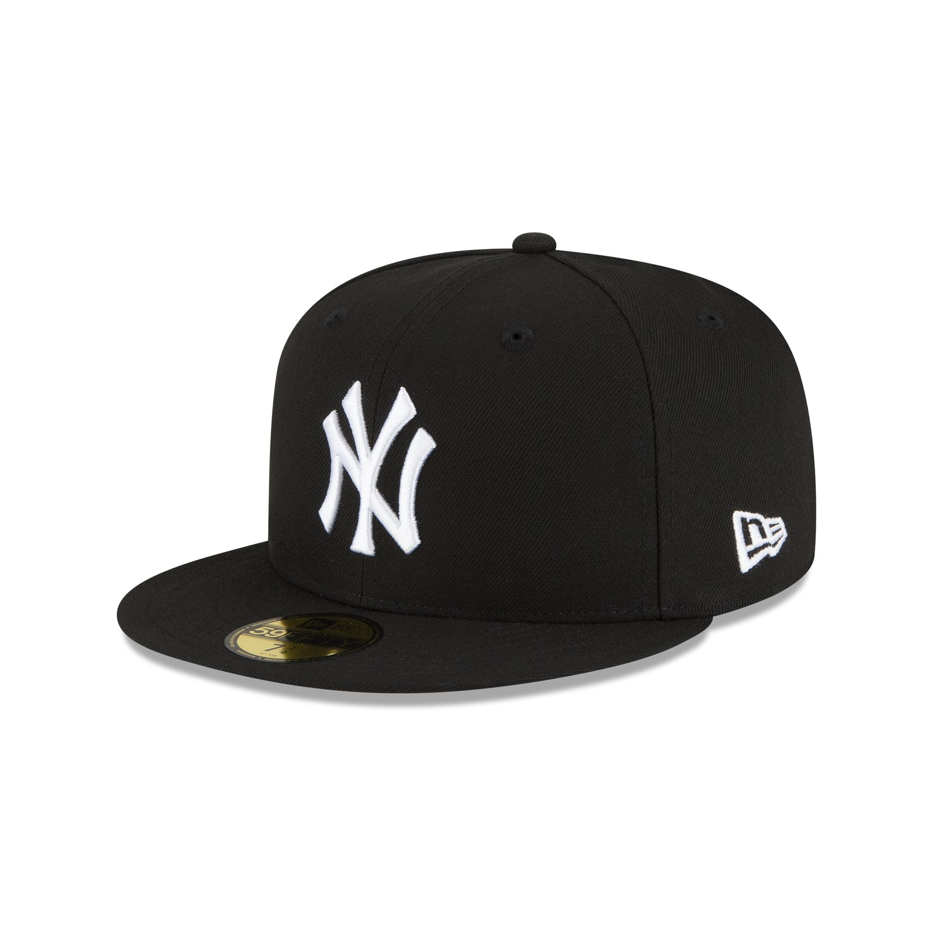 NEW ERA CAP COMPANY LIMITED Los Angeles Dodgers Black and White Basic 59FIFTY Fitted Hat