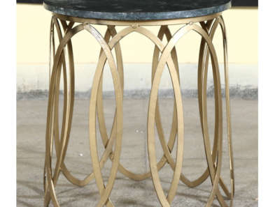 SHIVA CREATIONS MSF–001 Metal granite table