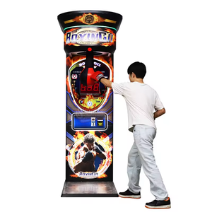 Street Game Amusement Park Coin Operated Games Electronic Boxing Machine Arcade Punching Boxing Machine