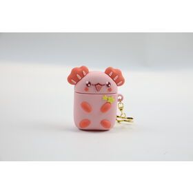 Customized High Quality Pink Cute Case for Airpods, pvc protective case for airpods 1&2 charging cover