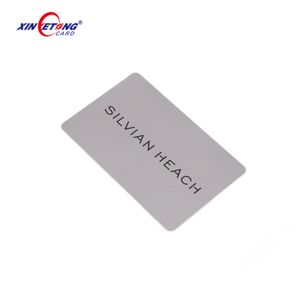Free Sample High Quality Printable PVC HF 13.56MHZ CR80 85.5*54mm or Customized Size Smart RFID M1 Chip NFC Card
