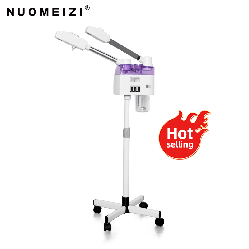 Face Steaming Device 2 In 1 Nano Ionic Hot Professional Spa Luxury Stand Ozone Steam Manual Facial Machine Steamer