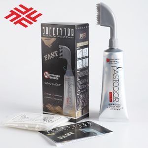 Hot Sale OEM Manufacturer Daily Easy Use Perfume Permanent Hair Coloring Cream FastColor Hair Dyeing Comb