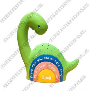 Wholesale Home Decoration Rainbow Dinosaur Art Statue Crafts Cute Garden Resin Dragon Statues