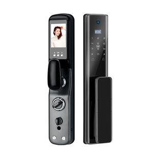 Elock ES261C electronic TUYA smart home luxury chapa inteligente interior Wood Door Tuya wifi app smartlocks smart doorlock