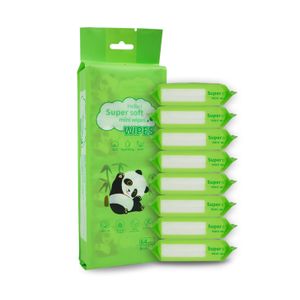 Made in China factory direct shipment mini flushable baby wipes sensitive wet towels for baby