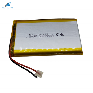 Factory 1260100 3.7V lithium polymer battery 10000mah battery cell in stock li polymer battery 3.7v IEC62133