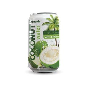 100% Natural Coconut Water 330ml Bulk Wholesale Ready to Drink Pure Quality from Vietnam