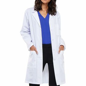 New Trend Hospital Doctor Lab Coat Work Clothes Long Sleeve Medical Laboratory Ladies White Coat